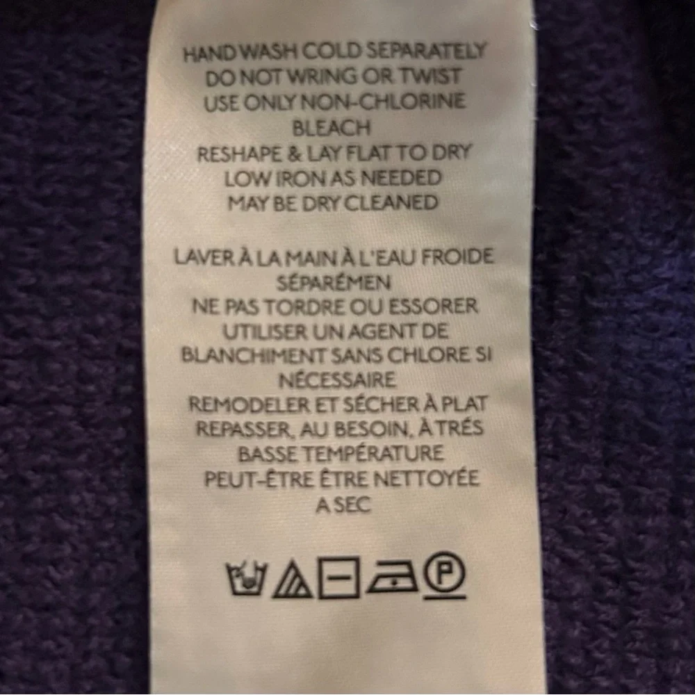 Free People Ottoman Slouchy Tunic Sweater Gothic Grape Size Small